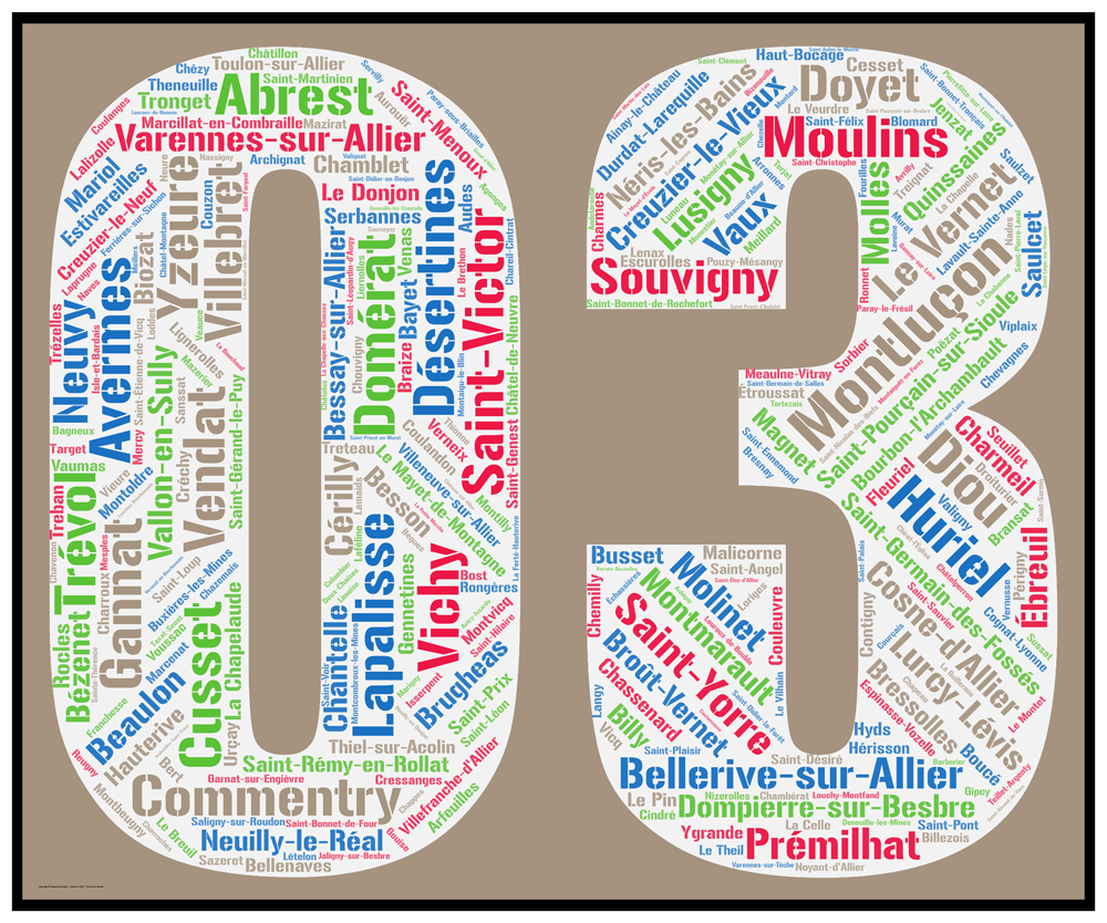 Affiche département Allier - 03 – Image 3