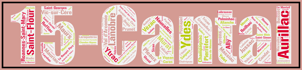 Affiche du département du Cantal + 15 – Image 3