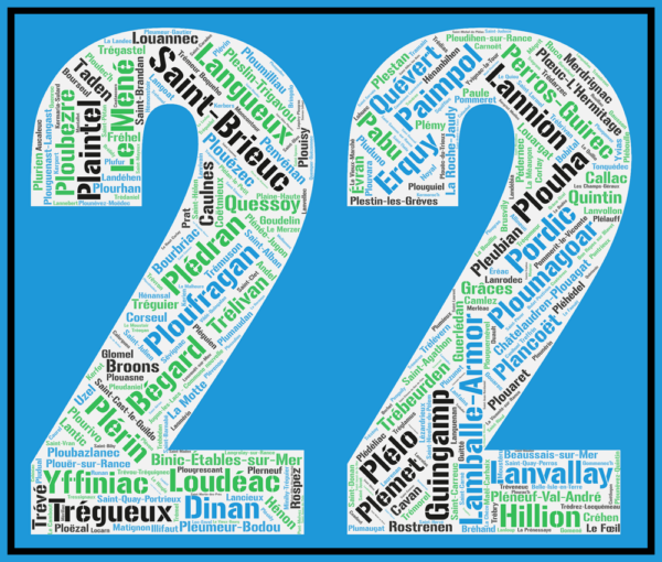 Affiche du département des Côtes d'Armor - 22 - v2