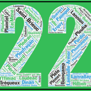 Affiche du département des Côtes d'Armor - 22 - v3