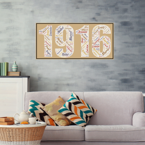 Affiche Prénoms Année 1916