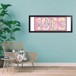 Affiche Prénoms Année 1963