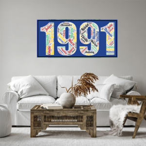 Affiche Prénoms Année 1991