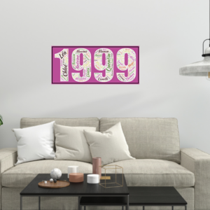 Affiche Prénoms Année 1999