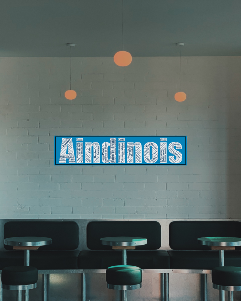 Affiche département Ain - Aindinois
