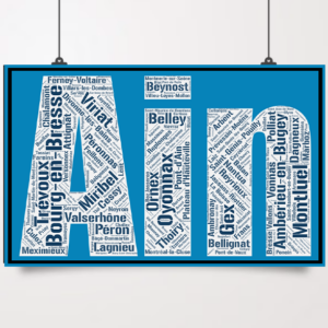 Affiche département Ain