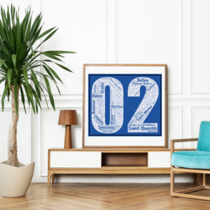 Affiche département Aisne- 02