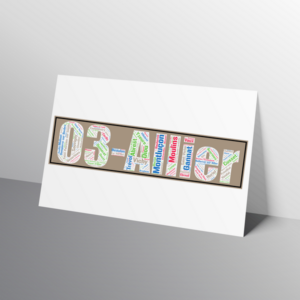 Affiche département Allier + 03