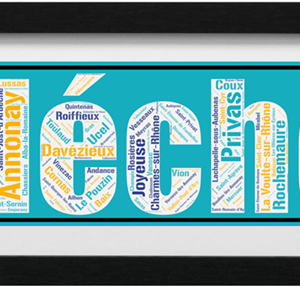 Affiche du département de l'Ardèche - Ardéchois