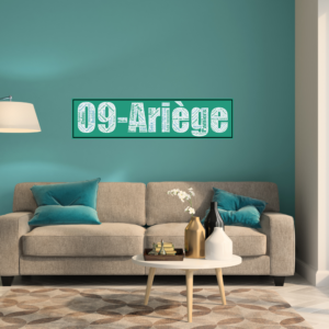 Affiche département Ariège + 09