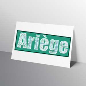 Affiche département Ariège