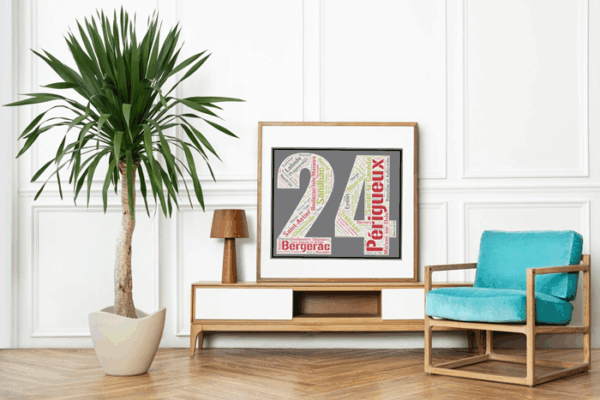 Affiche département de la Dordogne- 24 - v1 – Image 3