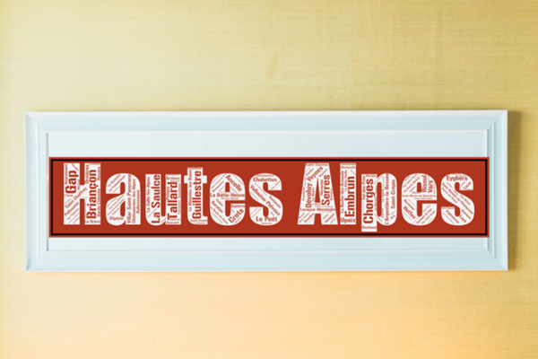 Affiche département des Hautes Alpes - v1 – Image 2