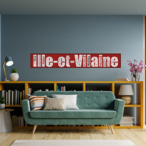 Affiche département Ille-et-Vilaine