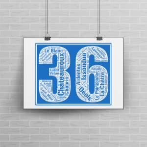 Affiche département Indre - 36