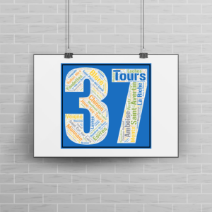 Affiche Département Indre-et-Loire - 37