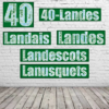 Affiche du département des Landes - Landais - v1 – Image 3