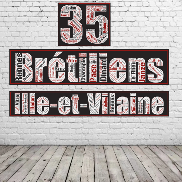 Affiche département Ille-et-Vilaine -35- v1 – Image 3