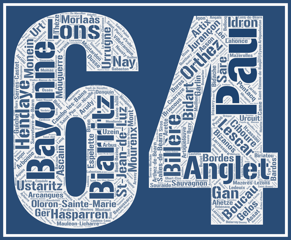 Affiche département Pyrénées Atlantiques - 64 – Image 3