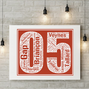 Affiche département Hautes Alpes - 05