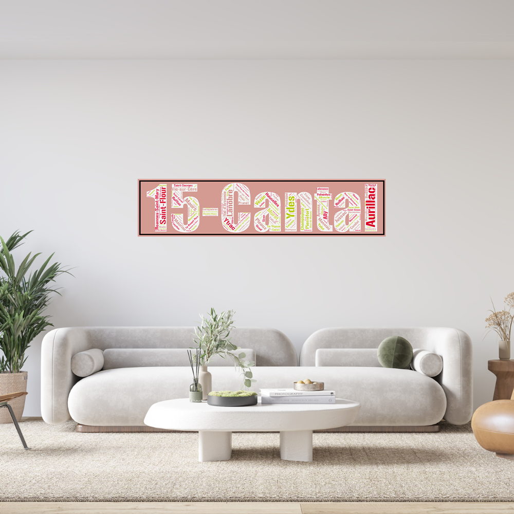 Affiche du département du Cantal + 15