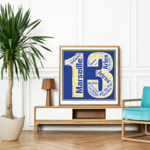 Affiche département Bouches du Rhône - 13