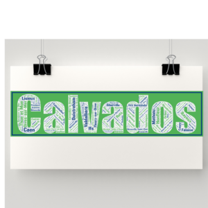 Affiche département Calvados