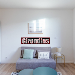 Affiche département Gironde - Girondins