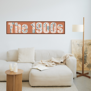 Affiche de la décennie 1900 -The 1900s