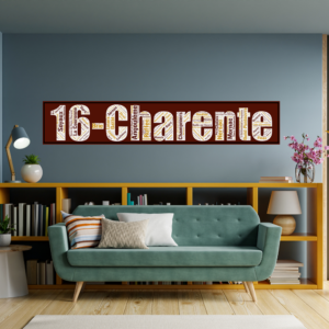 Affiche département Charente - 16 + Charente