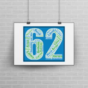 Affiche département Pas de Calais - 62 - v1