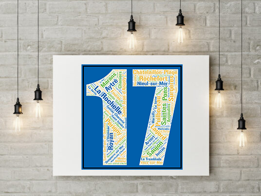 Affiche département Charente-Maritime - 17