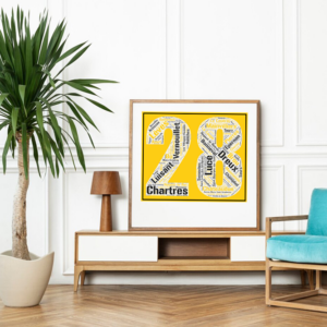 Affiche département Eure-et-Loir - 28