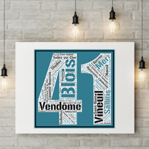 Affiche Département Loir-et-Cher - 41