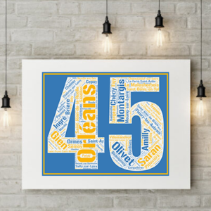 Affiche Département Loiret - 45