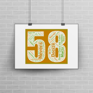 Affiche département Nièvre - 58