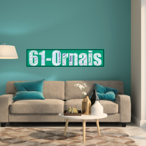 Affiche département Orne - 61 + Ornais