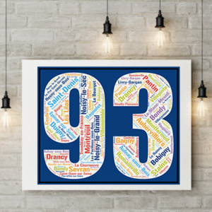 Affiche département Seine Saint Denis - 93