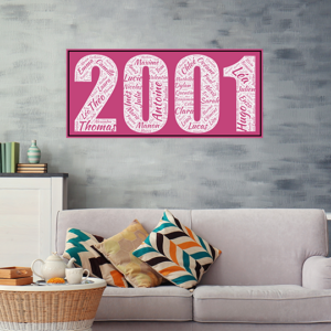 Affiche Prénoms Année 2001