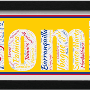 Affiche Colombie - Colombia