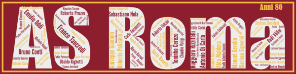 Affiche AS Roma - Années 80 - v2
