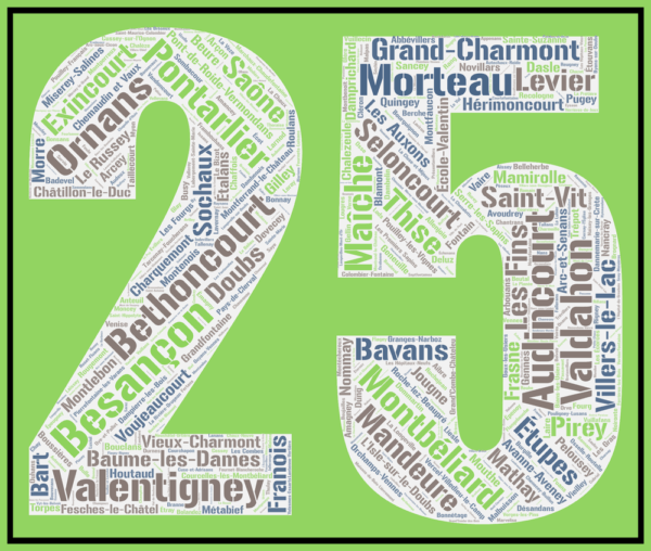 Affiche département du Doubs - 25 - v3 – Image 3