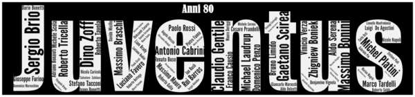 Affiche Juventus - Années 80 - v1