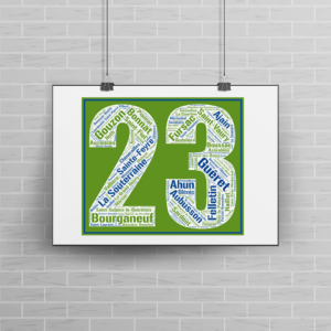 Affiche département Creuse - 23