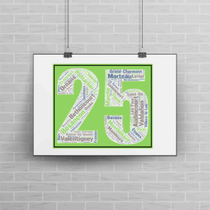 Affiche département du Doubs - 25 - v3