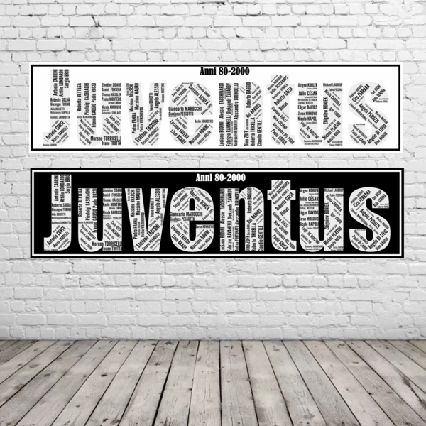 Affiche Juventus - Années 80-2000 - v1 – Image 3