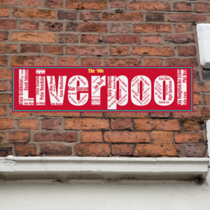 Affiche Liverpool FC - Années 80