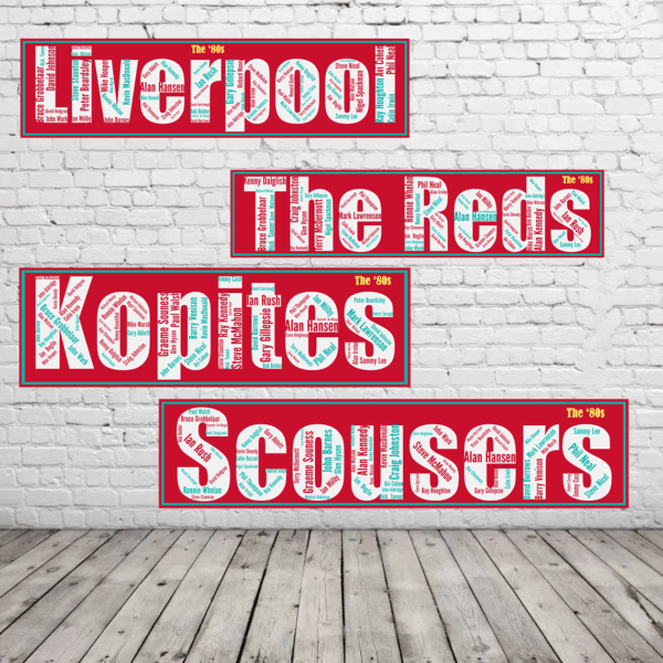 Affiche Liverpool FC - Kopites -Années 80 - v2 – Image 3