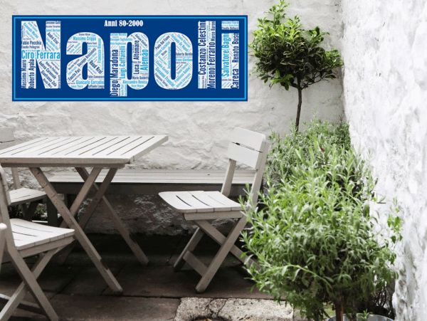 Affiche Napoli - Années 80-2000 - v2 – Image 3