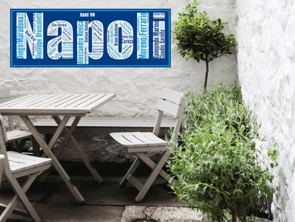 Affiche Napoli - Années 80 - v2